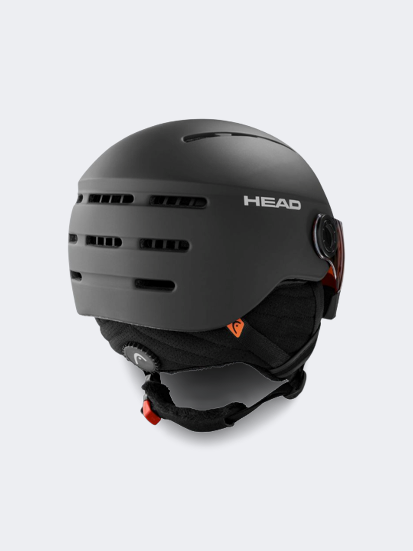 Head Knight Unisex Skiing Protection Black/Silver