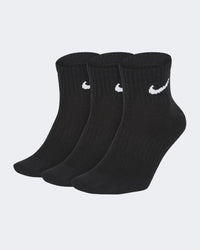 Nike Everyday Lightweight Ankle 3 Pack Unisex Lifestyle Sock Black/White