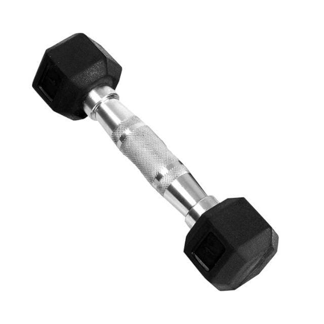 Irm-Fitness Factory Rubber Hex Dumbbell 1 Kg Fitness Weight Black
