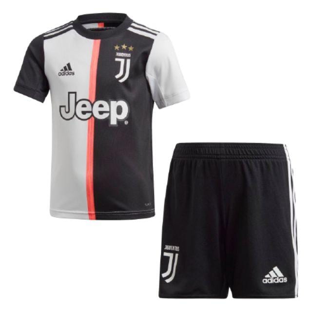 Adidas Mini Juventus Home Kit Little-Boys Football Set Black / White Dw5464