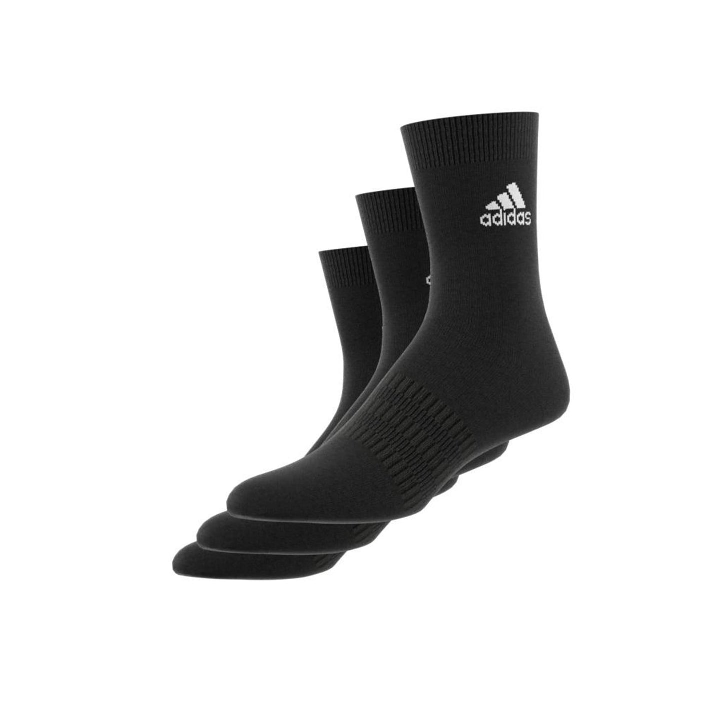 Adidas Crew Socks 3 Unisex Training Sock Black