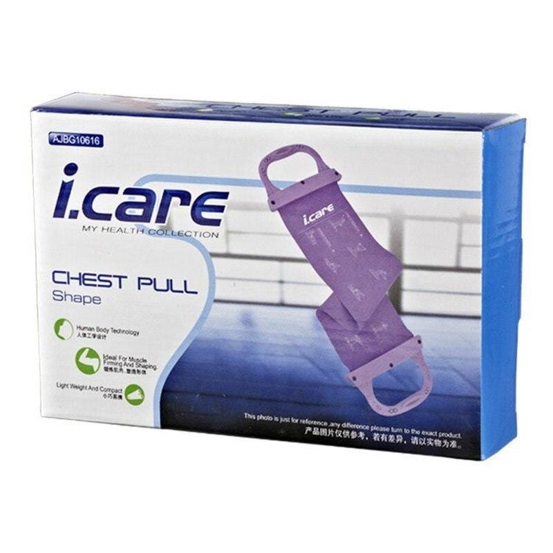 Joerex Accessories AJBG10616 "I.Care"Fitness Chest Pull Latex,Plastic Purple