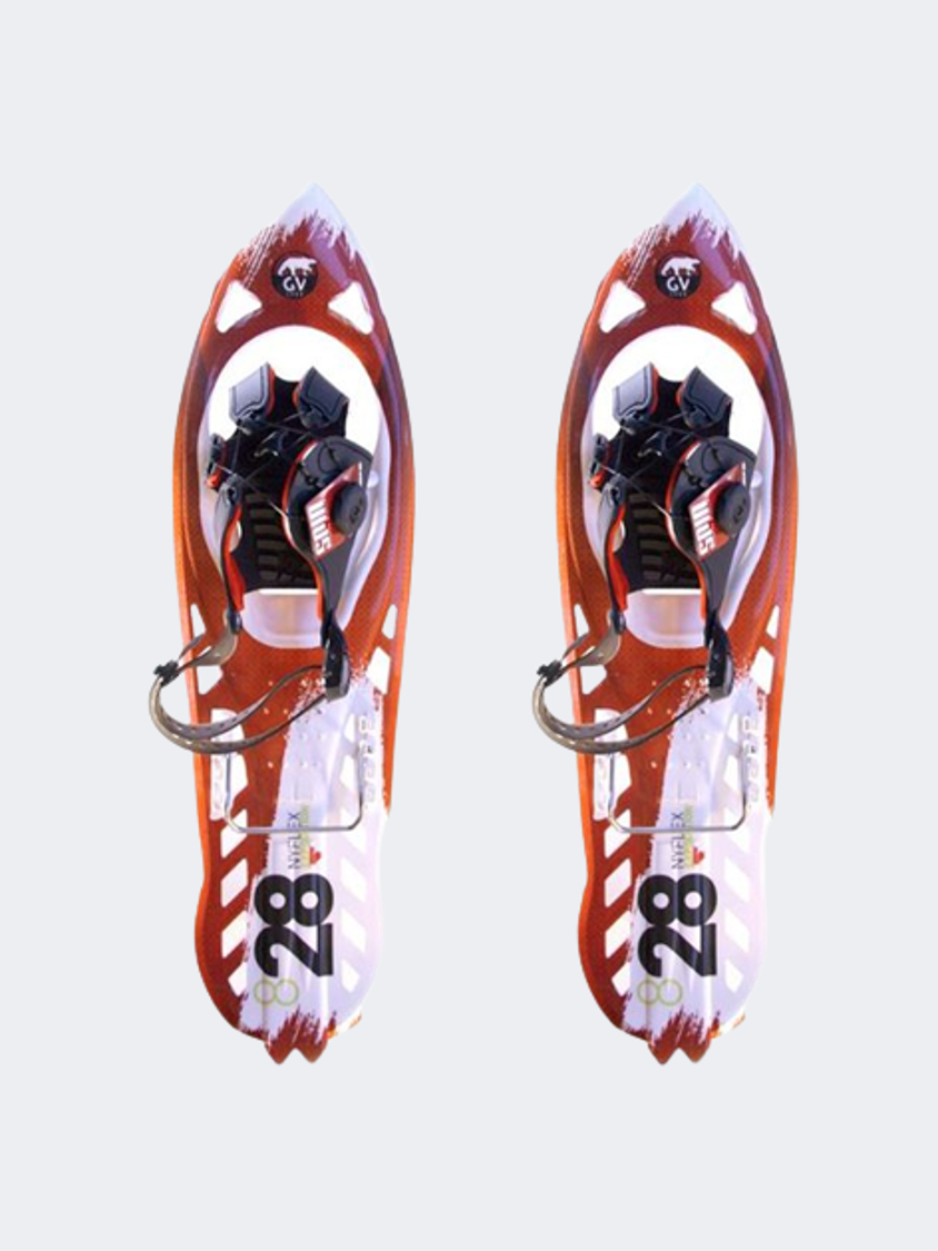 Gv Nyflex Expedition Spin 8X28 Unisex Skiing Snowshoes Red 7315Eu