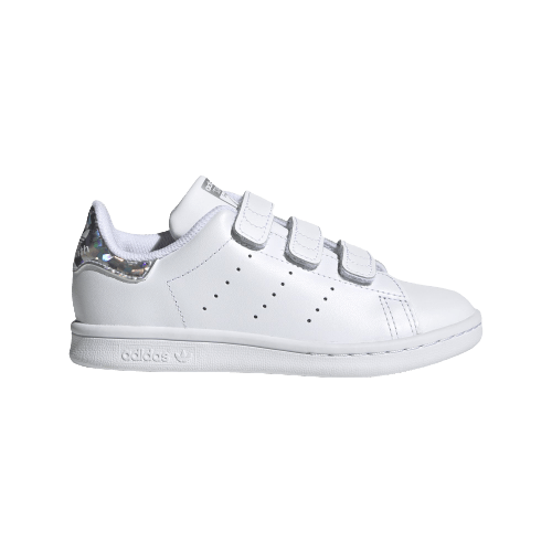 Adidas Stan Smith Cf C Ps-Boys Originals Shoes White/Silver Ee8484