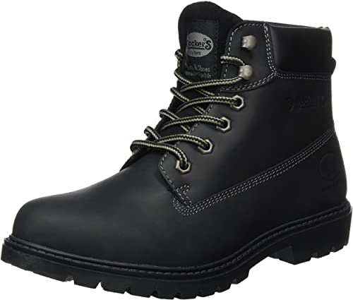 Dockers Men Lifestyle Boots Leather Black 19Pa040-400410