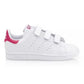 Adidas Stan Smith Cf Ps-Girls Originals Shoes White/Pink B32706