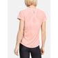 Under Armour Speed Stride Short Sleeve Women Running T-Shirt Peach Frost Ua1326462-845