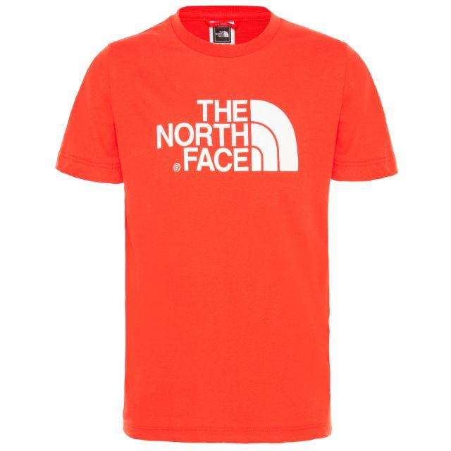 The North Face Easy Tee Youth Unisex Lifestyle T-Shirt Red Nf00A3P7-M6J