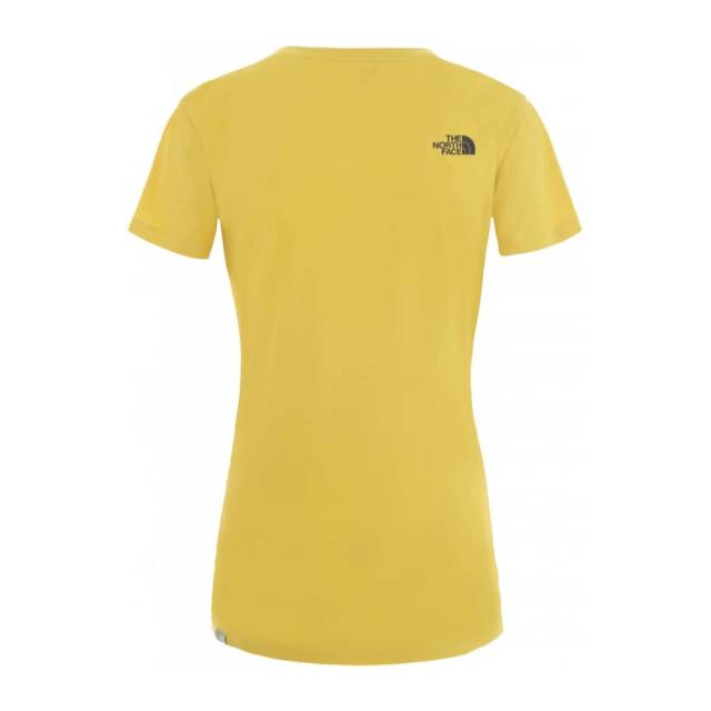 The North Face Easy Tee Women Lifestyle T-Shirt Yellow Nf00C256-Zbj