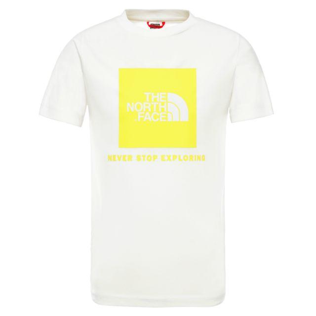 The North Face Box Tee Youth Unisex Lifestyle T-Shirt White Nf0A3Bs2-P80