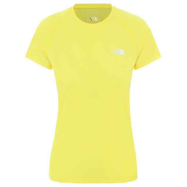 The North Face Flex S/S Women Running And Training T-Shirt Lemon Nf0A3Jz1-Dw9