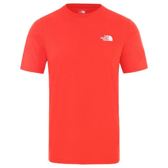 The North Face Flex Ii S/S Men Running And Training T-Shirt Red Nf0A3L2E-15Q