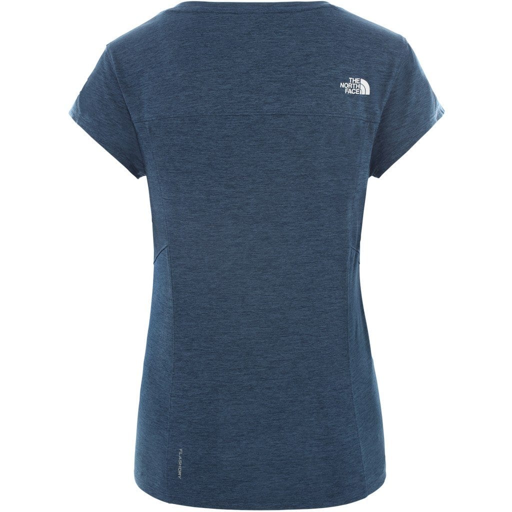 The North Face Hikesteller Ii Tee Women Mountain Sports T-Shirt Blue Nf0A4941-1By