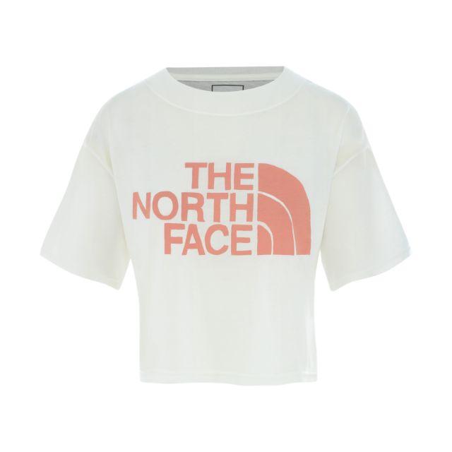 The North Face  Ss Hd Crop Women Lifestyle T-Shirt White Nf0A4Auf-Fn4