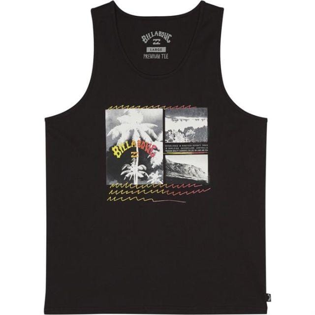 Billabong Crash Tank Men Lifestyle T-Shirt Black S1Sg07-19