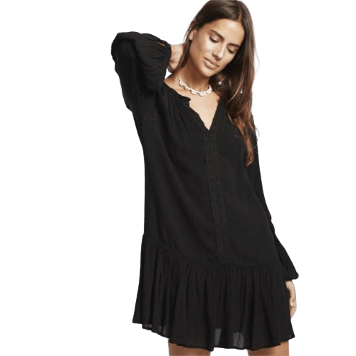 Billabong Good Mood Women Lifestyle Dress Black S3Dr17-19