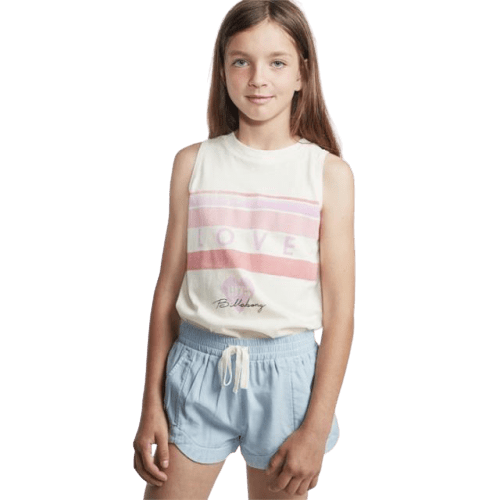 Billabong Mad For You  Kids-Girls Lifestyle Short Chambray S8Wk01-1956