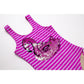 Shade Critters Seqn Float-Pink Kids-Girls Beach Monokini Pink St01A-Flt