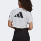 Adidas Train Icons Print Women Training T-Shirt White