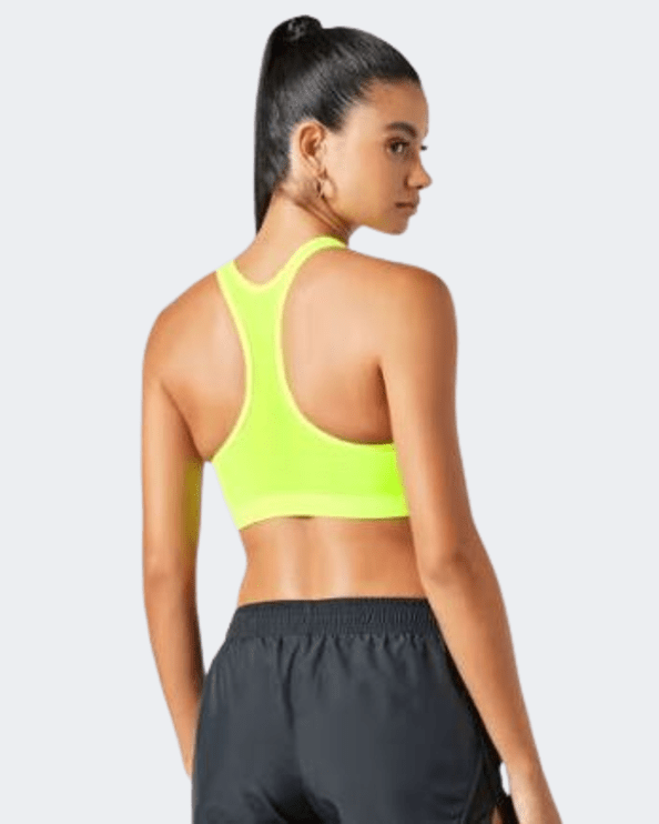 Nike Training Swoosh bra in yellow