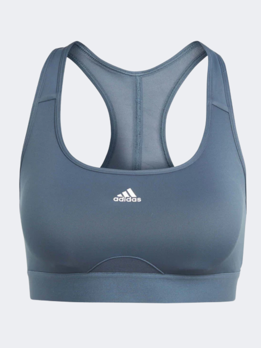 Adidas Women's Training Don't Rest Alphaskin Bra Dark Grey Heather