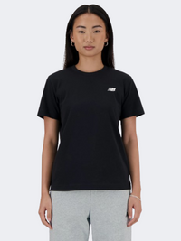 New Balance Essentials Small Jersey Women Lifestyle T-Shirt Black