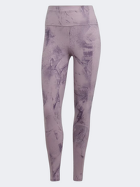 Adidas Ultimate Aop Women Running Tight Preloved Fig/Purple