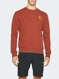 The North Face Outdoor Graphic Men Hiking Sweatshirt Brandy Brown