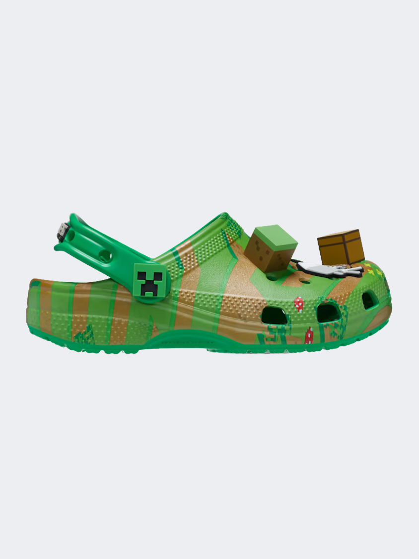 Crocs Minecraft Elevated Clog Ps-Boys Lifestyle Slippers  Multicolor