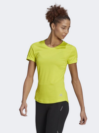 Adidas Run It Women Running T-Shirt Acid Yellow