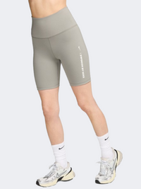 Nike One High Rise Women Training Short Dark Stucco/Sail