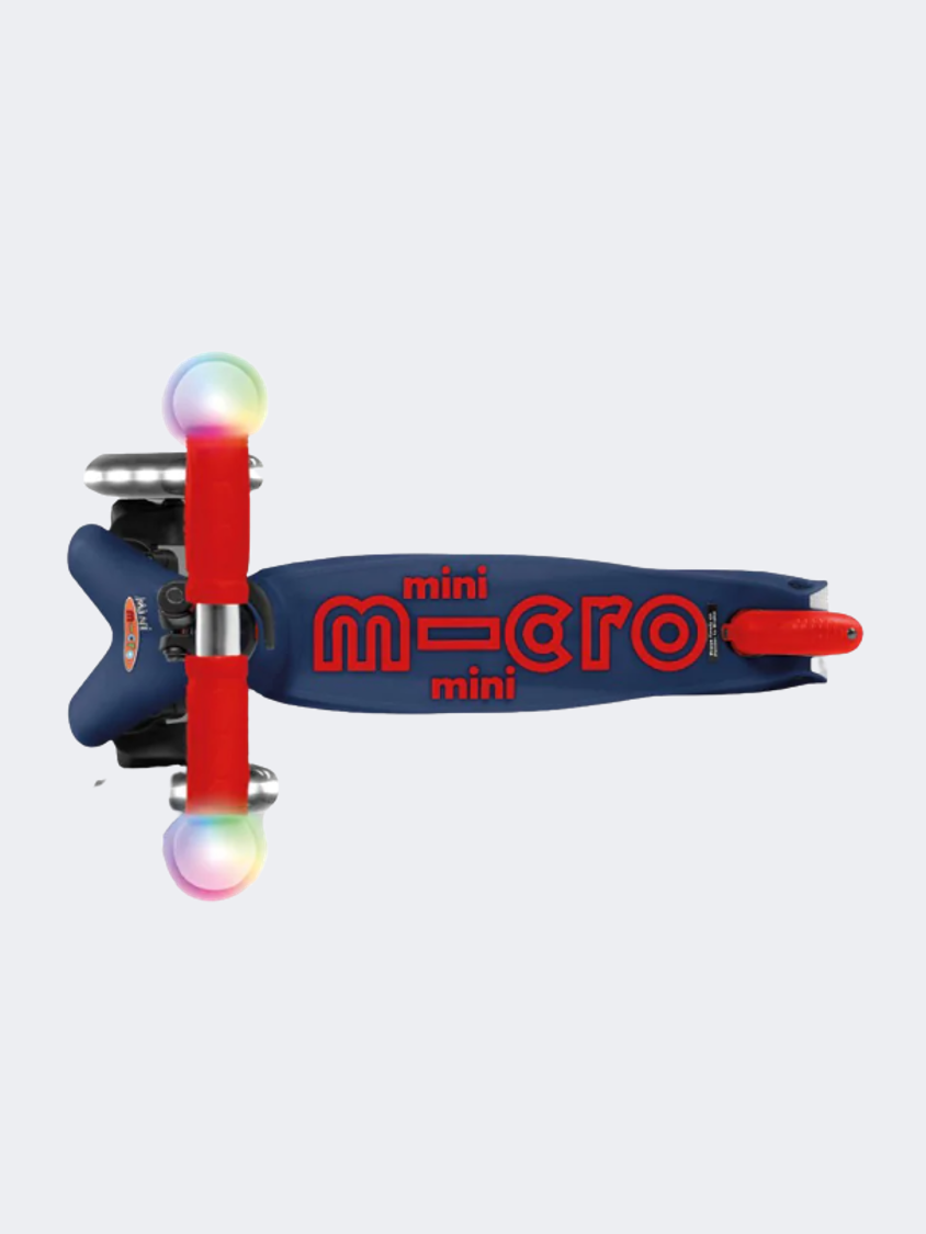 Micro Battery Mini Deluxe Magic Kids Skating Scooter Navy Blue