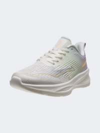 Erke Cushion Women Running Shoes White/Green