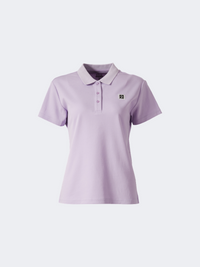 Erke  Women Lifestyle Polo Short Sleeve Purple