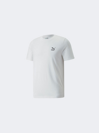 Puma Classics Small Logo Men Lifestyle T-Shirt White