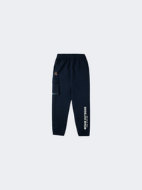 Erke Knitted Kids-Boys Training Pant Dark Blue
