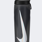 Nike Refuel Locking Lid 24 Oz Unisex Training Water Bottle Grey/Black