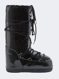 Moon Boot Icon Women After Ski Black Glitter