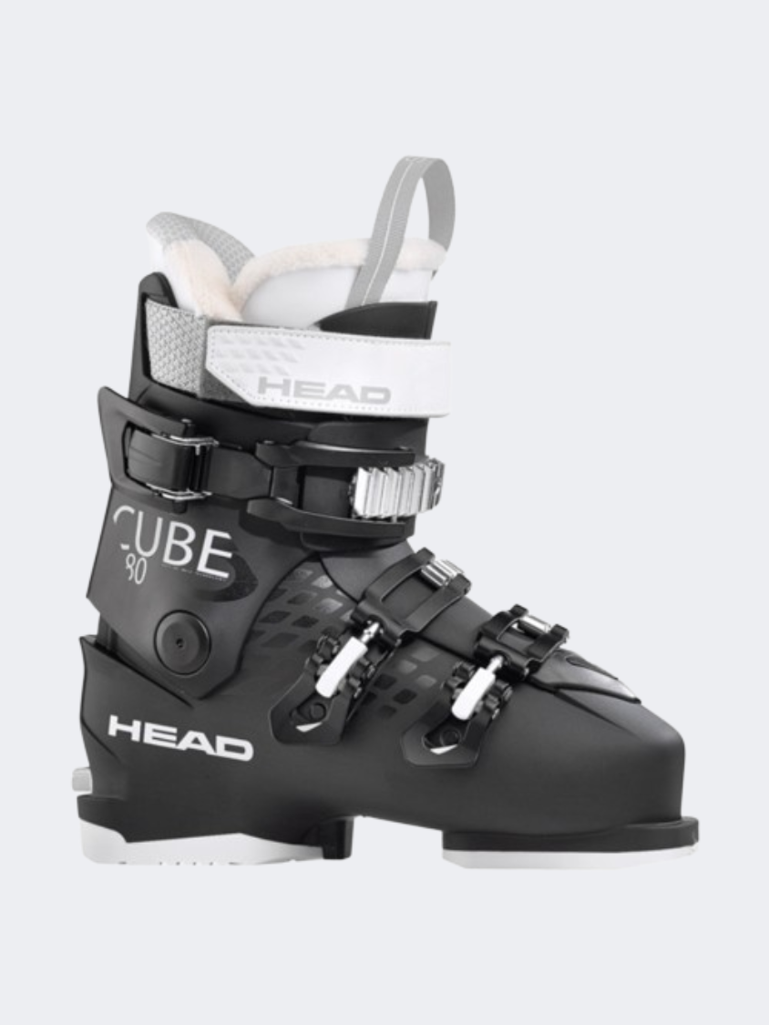 Head Cube 3 80 Unisex Skiing Ski Boots Black