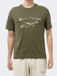 Reebok Ri Modern Camo Men Training T-Shirt Army Green
