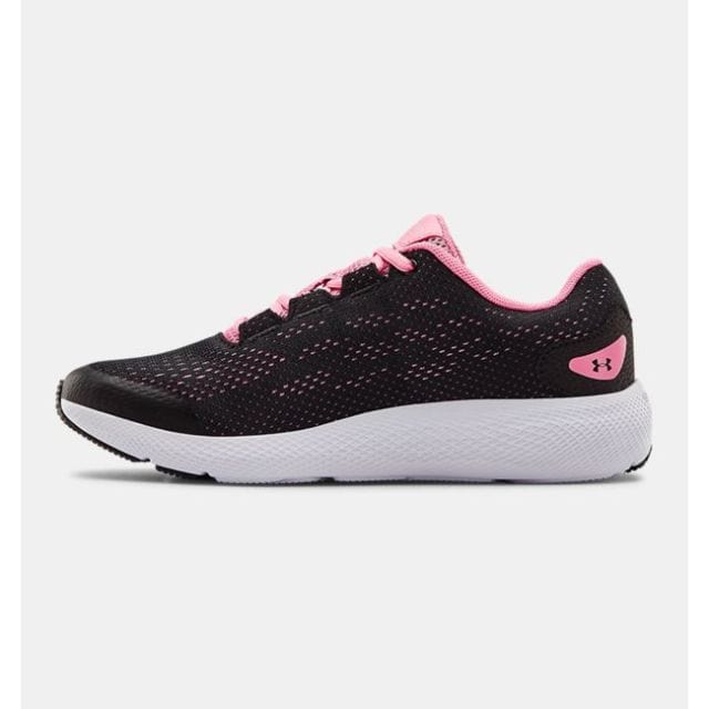 Under Armour School Charged Pursuit 2 Girls Running Shoes Black,Pink 3022860-002