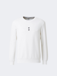 Erke Pullover Men Training Sweatshirt White