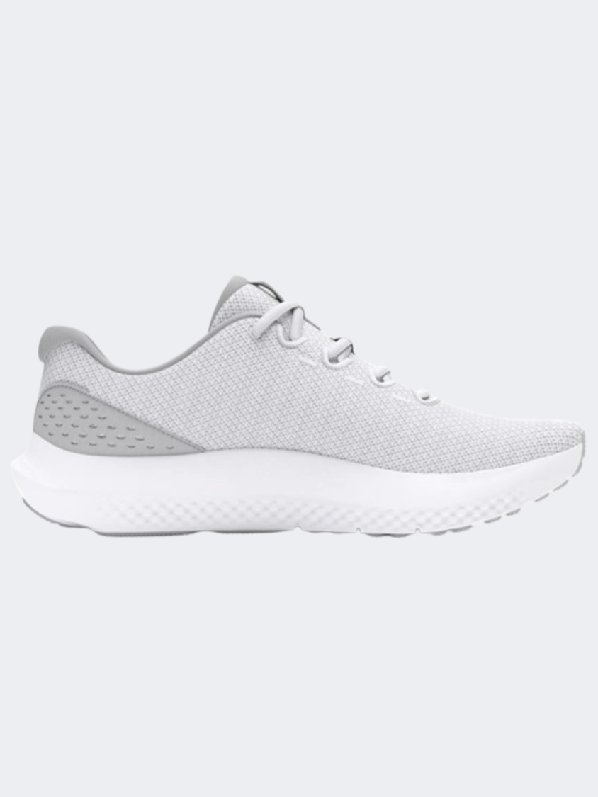 Under Armour Charged Surge 4 Men Running Shoes White/Grey/Black ...