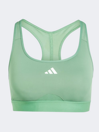 Adidas Powerreact Women Training Bra Preloved Green