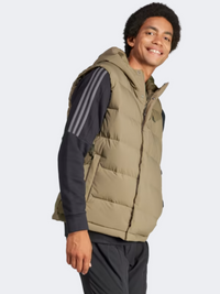 Adidas Helionic Men Sportswear Vest Olive Strata