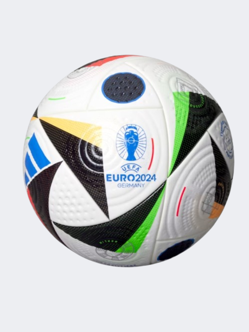 Adidas Euro 24 Pro Unisex Football Ball White/Black/Blue