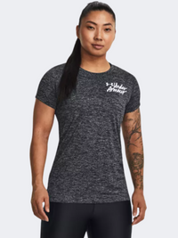 Under Armour Tech Twist Graphic Women Training TShirt Black/White