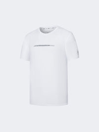 Erke Crew Men Running T-Shirt  White