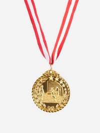 Aln Accessories 6.5Cm Fitness Medal Pink/Blue