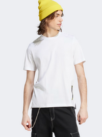 Adidas City Escape Men Sportswear T-Shirt White/Yellow